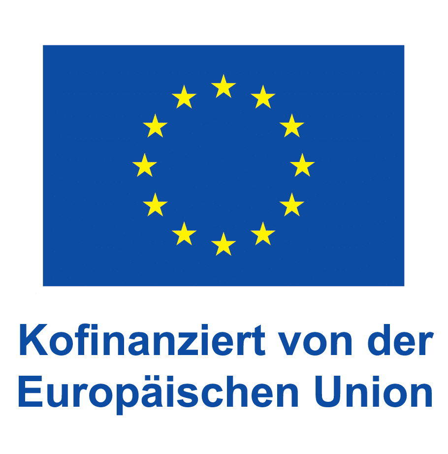 Logo Fahne EU - Kofinanziert von der Europäischen Union