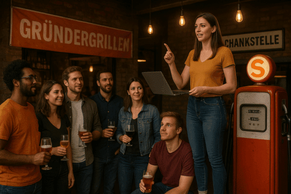 Gründergrillen Stuttgart – Netzwerken, Pitchen, Grillen